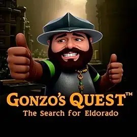 Logo of Gonzo's Quest from NetEnt at Playjonny Casino